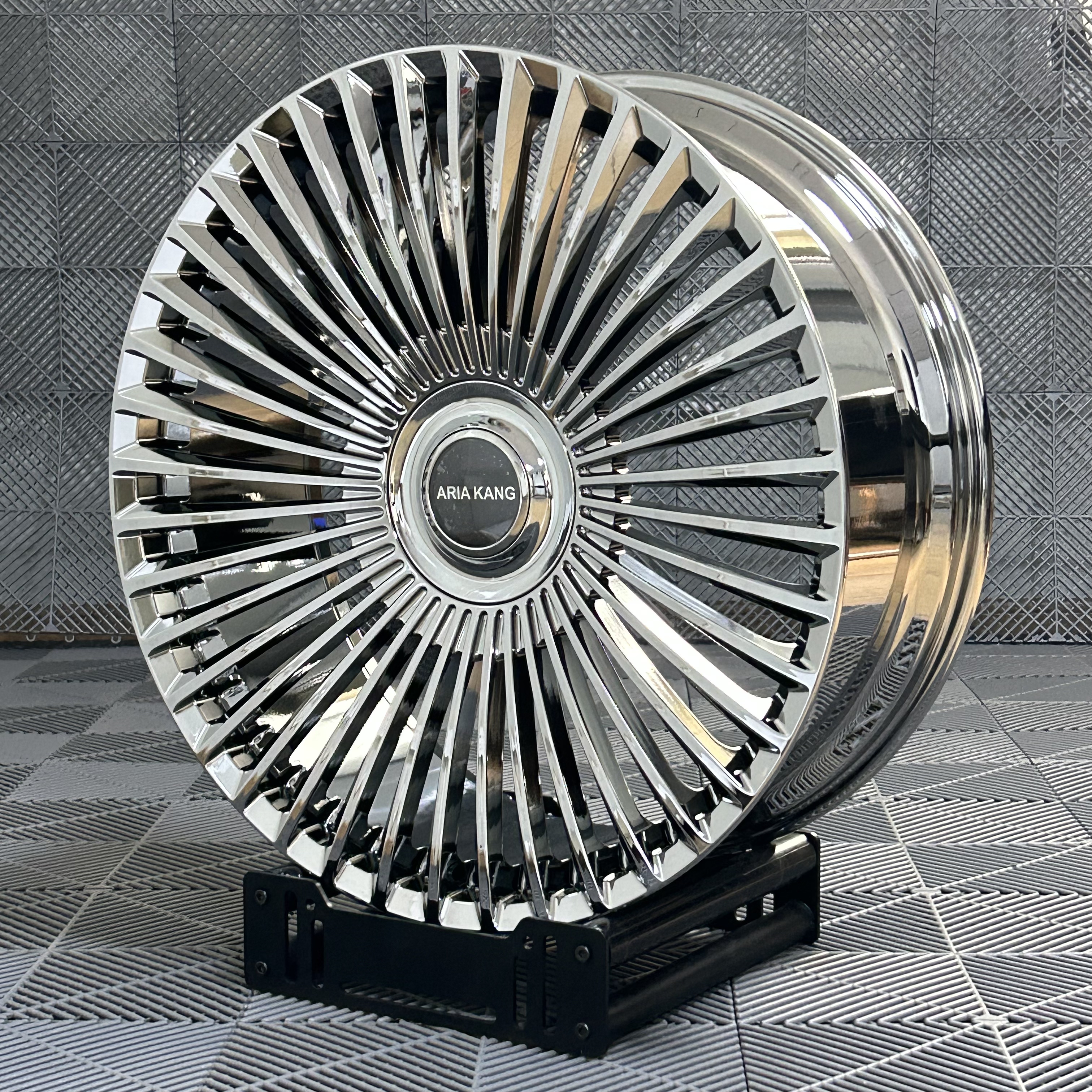Forged electroplated wheels